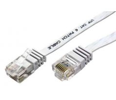 Patch kábel FTP Cat5e 1m plochý